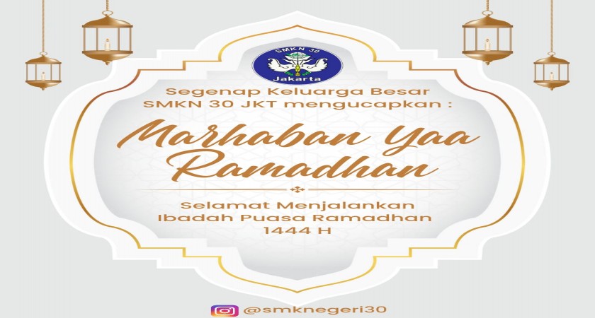 MARHABAN YA RAMADHAN 1444 HIJRIYAH