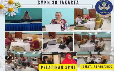 SMKN 30 Jakarta menyelenggarakan Pelatihan Sistem Penjaminan Mutu Internal (SPMI)